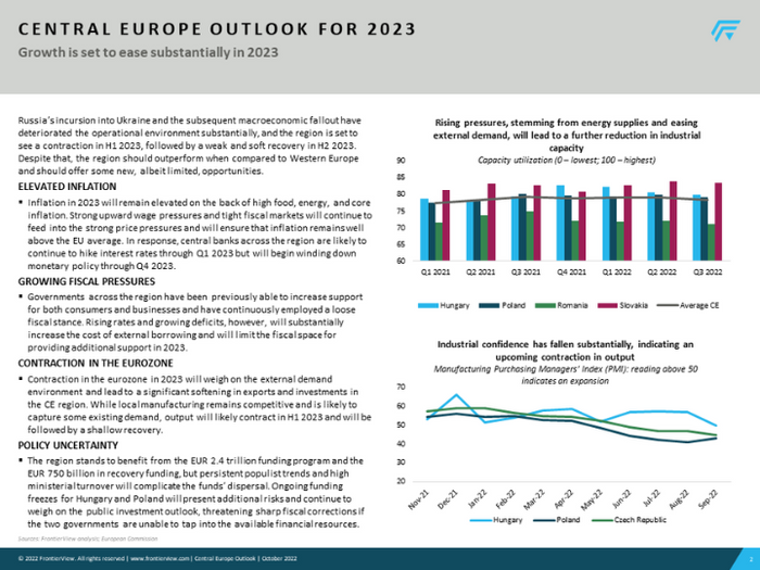Central Europe Outlook